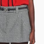 CHECK MINI SKIRT