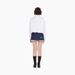 DENIM LOW RISE MINI SKIRT