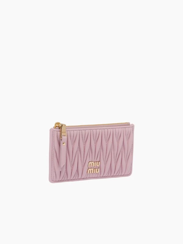 NAPPA LEATHER MATELASSÉ CARD HOLDER