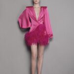 FARAH MINI FEATHER DRESS