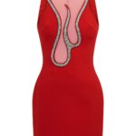 CRYSTAL FLAME MINI DRESS