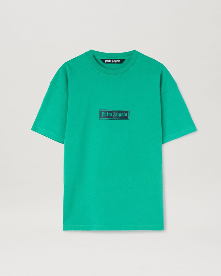 GARMENT DYE BOX LOGO TEE