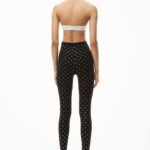 CRYSTAL LOGO LEGGING IN STRETCH NYLON