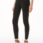 CRYSTAL LOGO LEGGING IN STRETCH NYLON