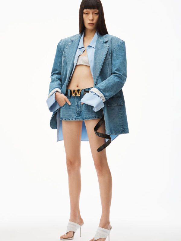 DOUBLE BREASTED DENIM JACKET