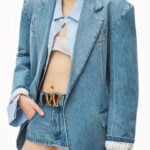 DOUBLE BREASTED DENIM JACKET