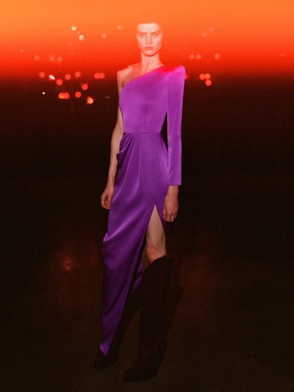 DELANE ASYMMETRIC DRESS