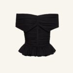 OFF THE SHOULDERS PEPLUM TOP