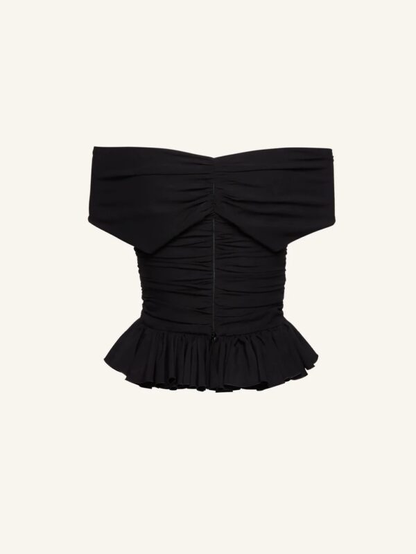 OFF THE SHOULDERS PEPLUM TOP