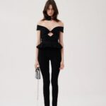 OFF THE SHOULDERS PEPLUM TOP