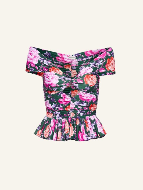 OFF THE SHOULDERS PEPLUM TOP