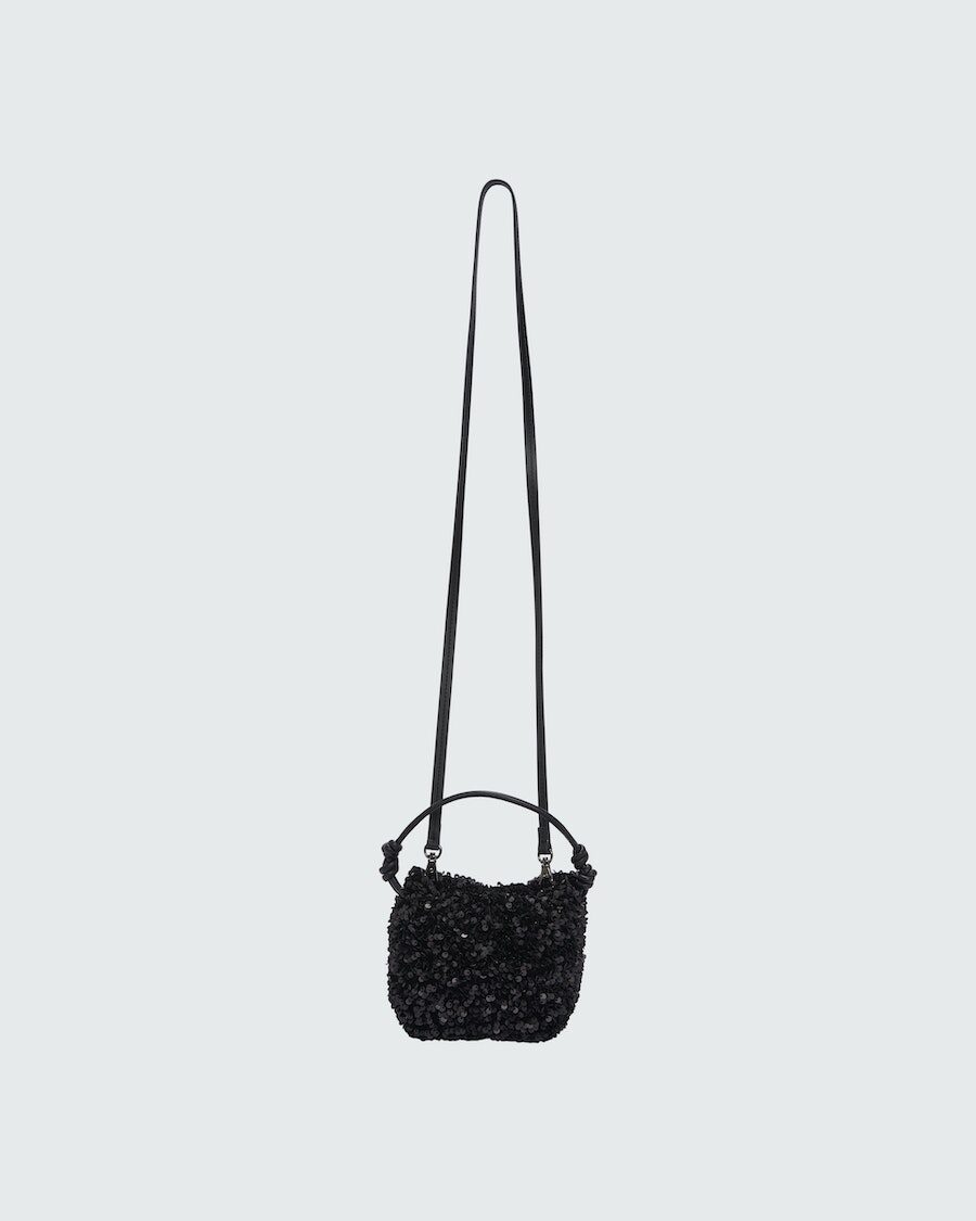 SOFTLY SPARKLES SMALL POUCH BAG