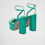 HIGH HEEL SATIN PLATFORM