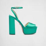 HIGH HEEL SATIN PLATFORM