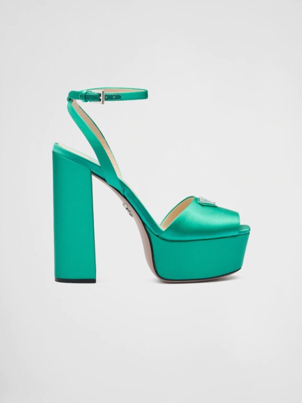 HIGH HEEL SATIN PLATFORM
