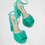 HIGH HEEL SATIN PLATFORM