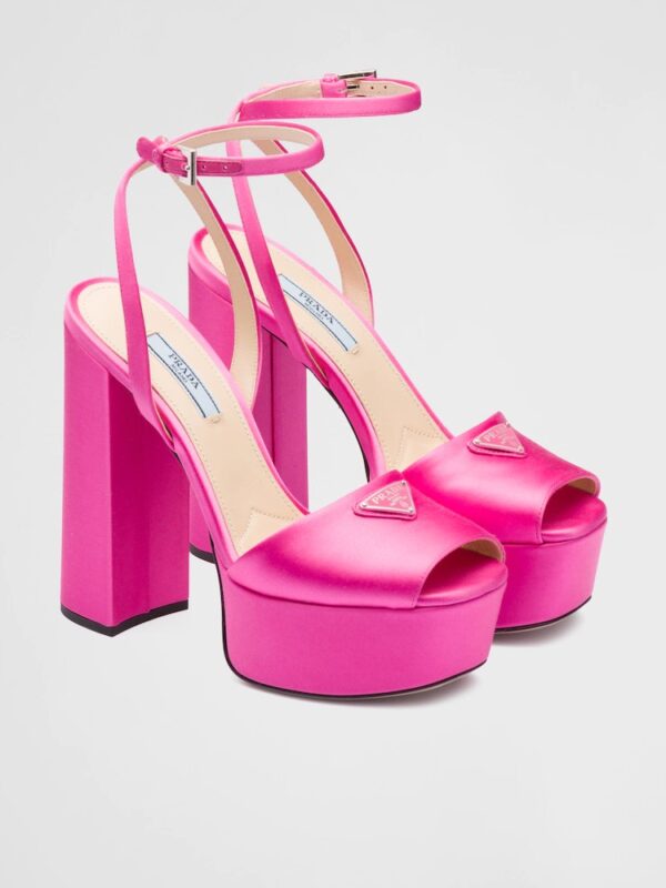HIGH HEEL SATIN PLATFORM