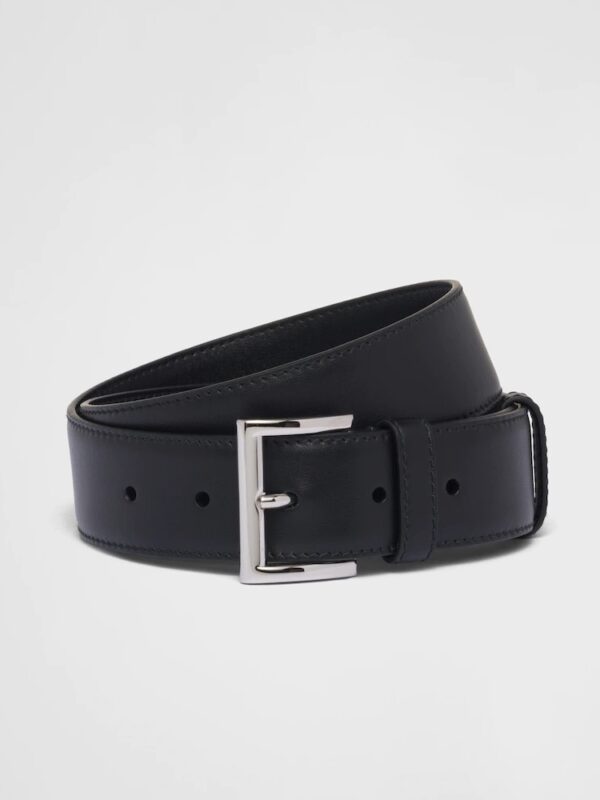 LEATHER LOGO BELT