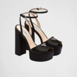 HIGH HEEL SATIN PLATFORM