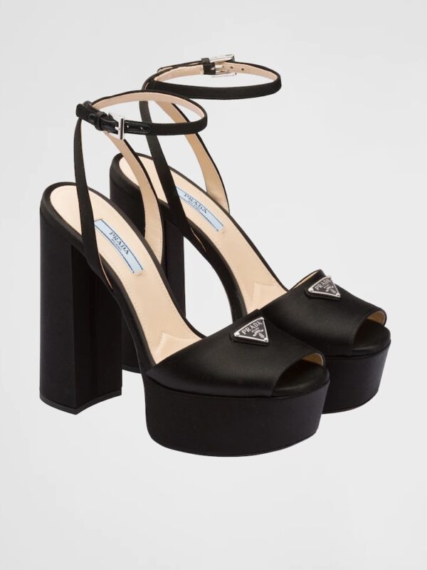 HIGH HEEL SATIN PLATFORM