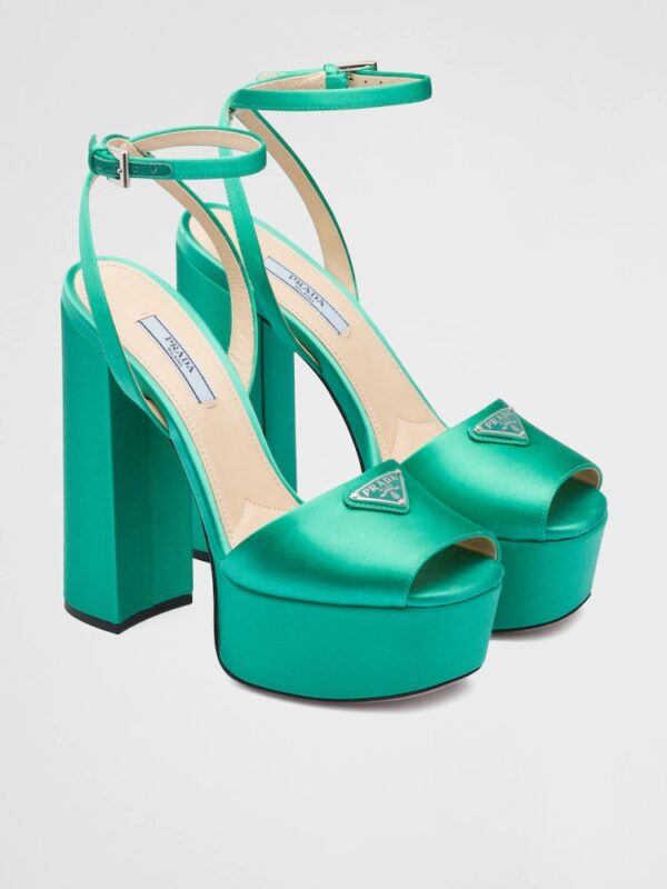 HIGH HEEL SATIN PLATFORM