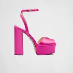 HIGH HEEL SATIN PLATFORM