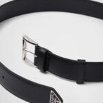LEATHER LOGO BELT