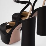 HIGH HEEL SATIN PLATFORM