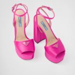 HIGH HEEL SATIN PLATFORM