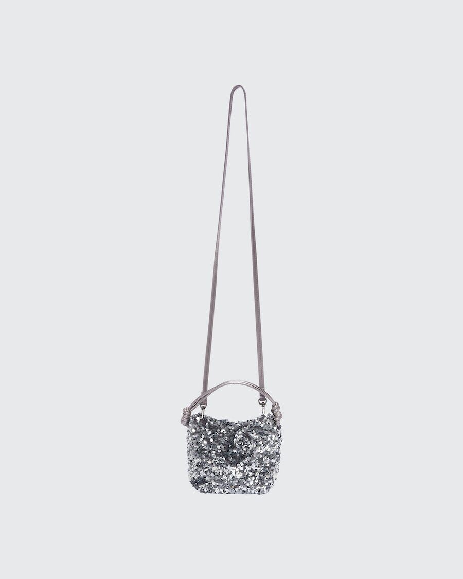 SOFTLY SPARKLES SMALL POUCH BAG