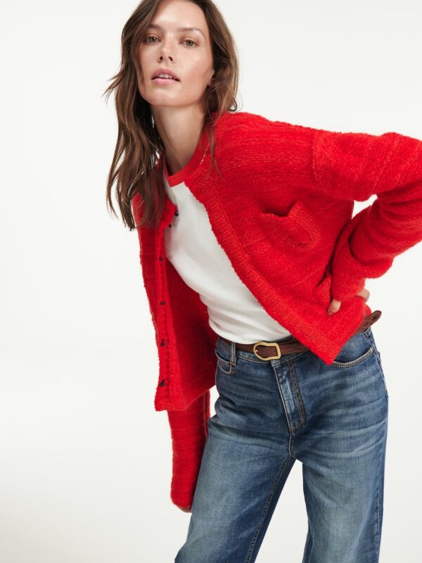 CHARMING TEXTURE CARDIGAN
