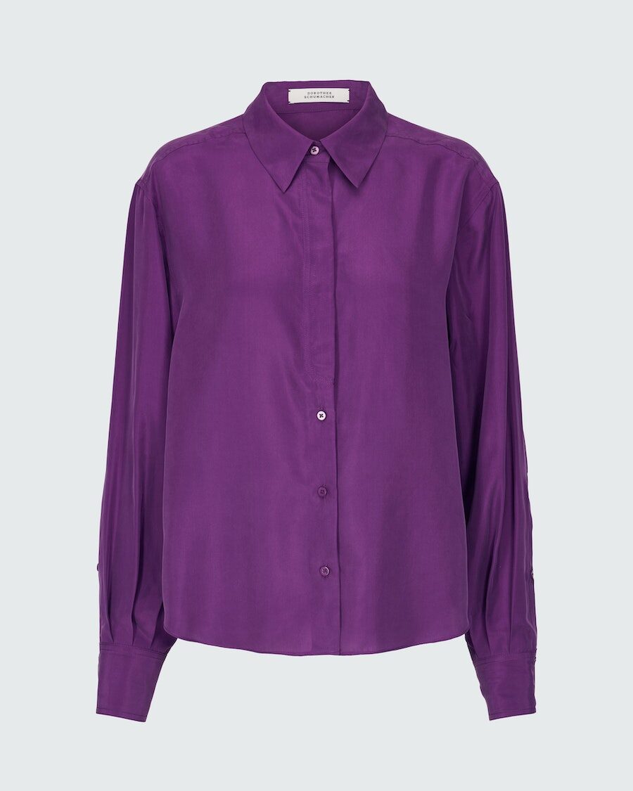 DRAPED EASE BLOUSE