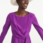 DRAPED EASE DRESS