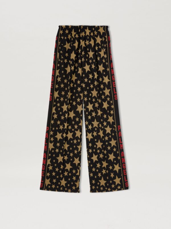 JACQUARD STARS LOOSE TRACK PANTS