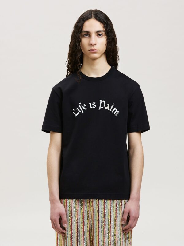 LIFE IS PALM FITTED TEE