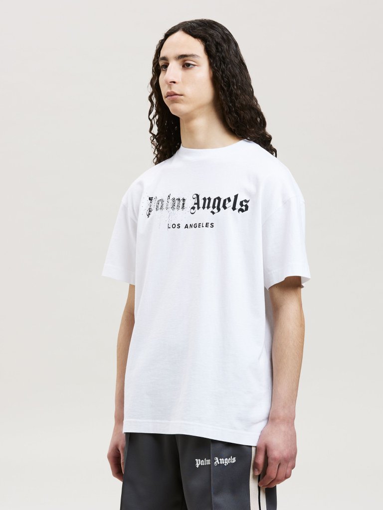 Palm Angels Rhinestone deals Los Angeles Tee