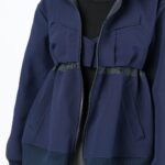 OVERSIZED PEPLUM BOMBER JACKET