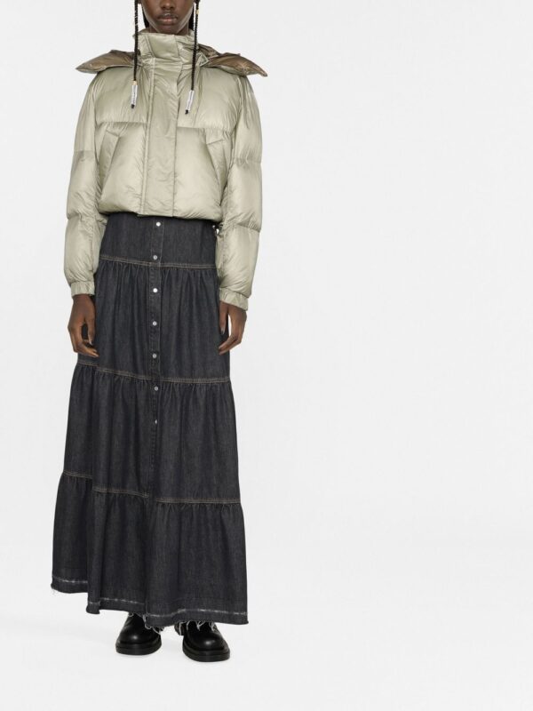 HOODED CROPPED PUFFER