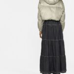 HOODED CROPPED PUFFER