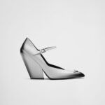 MARY JANE 95 BRUSHED LEATHER PUMPS