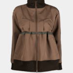 OVERSIZED PEPLUM BOMBER JACKET