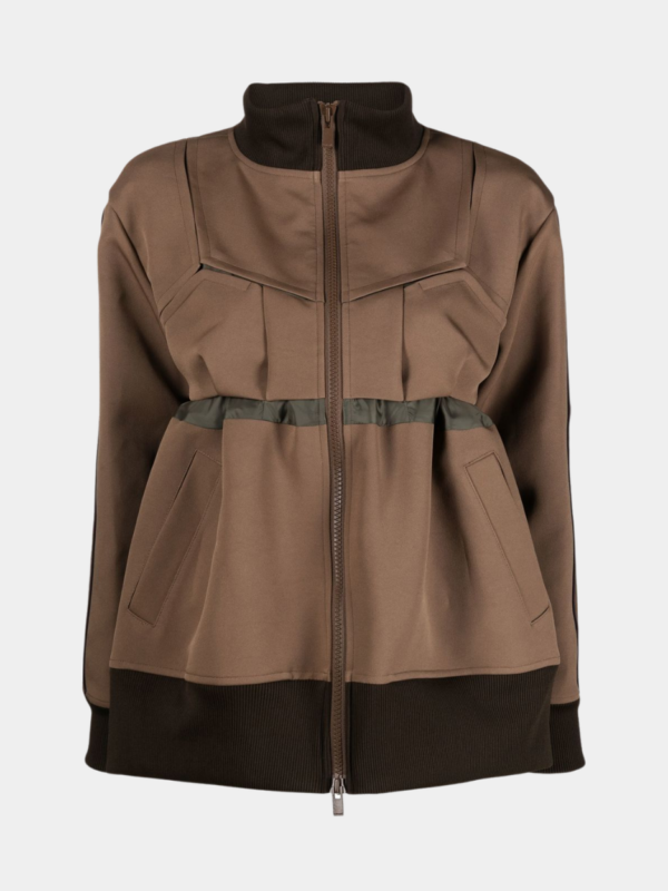 OVERSIZED PEPLUM BOMBER JACKET