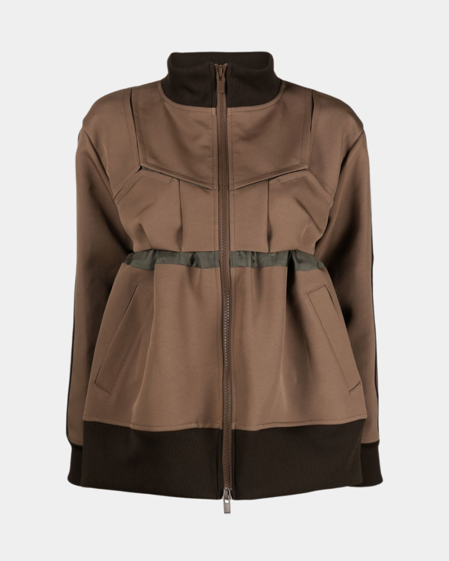 OVERSIZED PEPLUM BOMBER JACKET