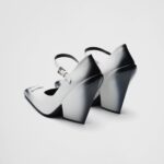 MARY JANE 95 BRUSHED LEATHER PUMPS
