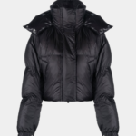 HOODED CROPPED PUFFER