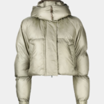 HOODED CROPPED PUFFER