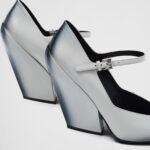 MARY JANE 95 BRUSHED LEATHER PUMPS