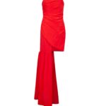 RUCHED SIDE HEM DRESS