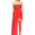 RUCHED SIDE HEM DRESS