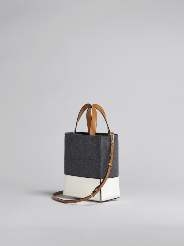 MUSEO MINI BAG IN MULTICOLOUR LEATHER AND FELT